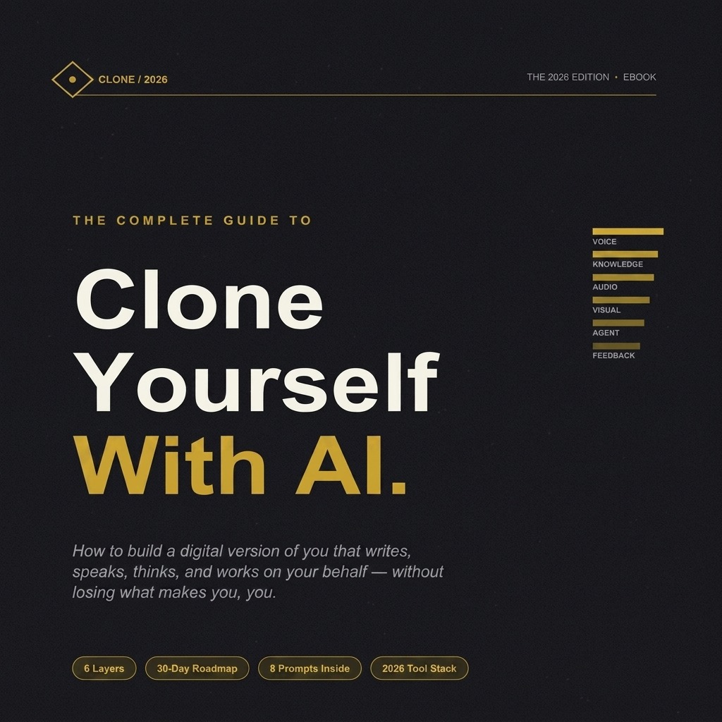 Clone Yourself With AI — ebook cover